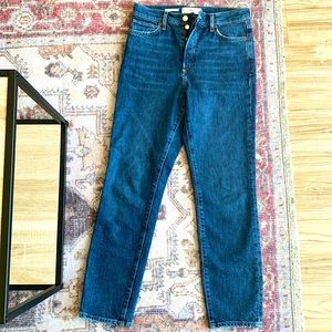 MANGO high waist slim Gisele jeans